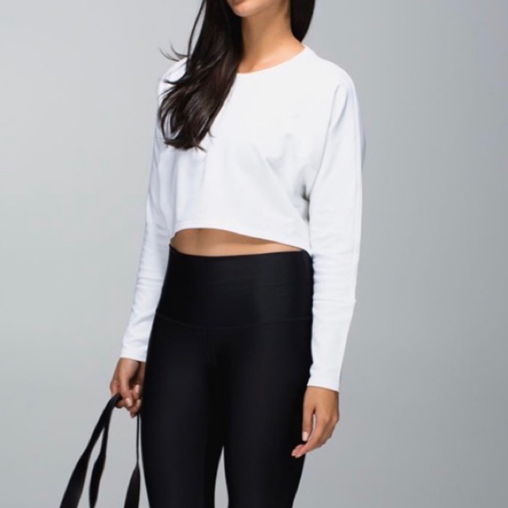 COPY - Ω LULULEMON OH HEY French Terry Cropped Sweatshirt